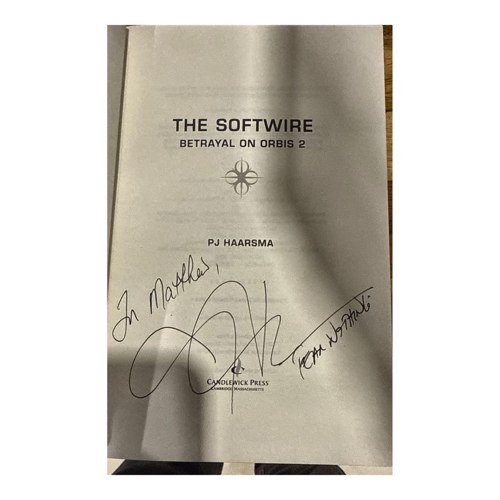 Betrayal on Orbis 2 by PJ Haarsma (The Softwire, Book 2, Candlewick, Hardcover, Signed)
