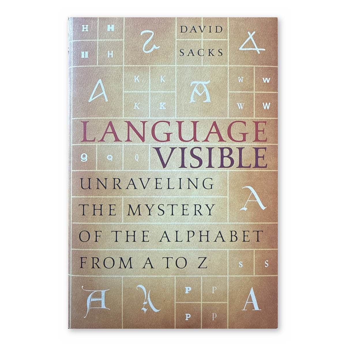 Language Visible by David Sacks, hardcover, front cover
